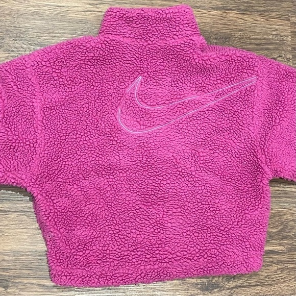 Nike Women’s Plush Jacket Pink M - Picture 3 of 6